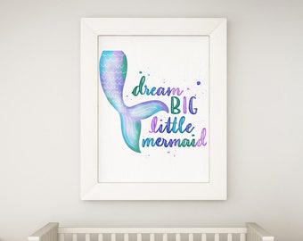 Download Dream Big Mermaid Etsy