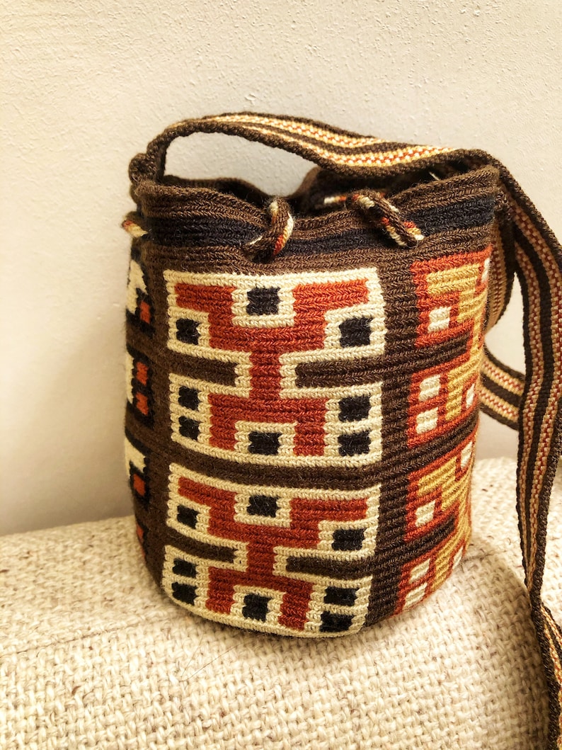 Wayuu Bag I Small Hand Crocheted Bag I Fair I Original I Mochila Wayuu