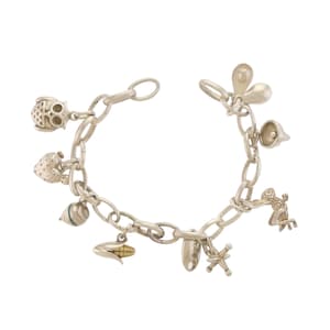 Authentic & Fanciful TANE Charm Bracelet in Sterling Silver