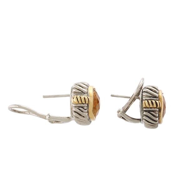 Lorenzo Citrine Earrings in Sterling Silver and 1… - image 4