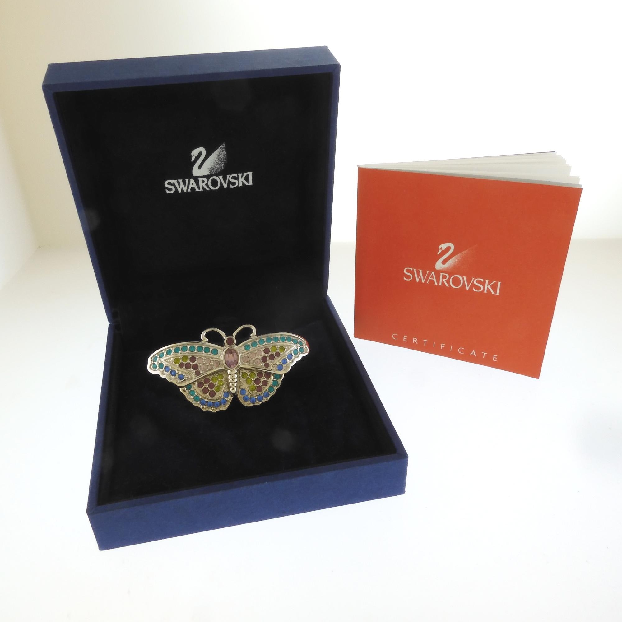 Swarovski Butterfly Brooches - Etsy