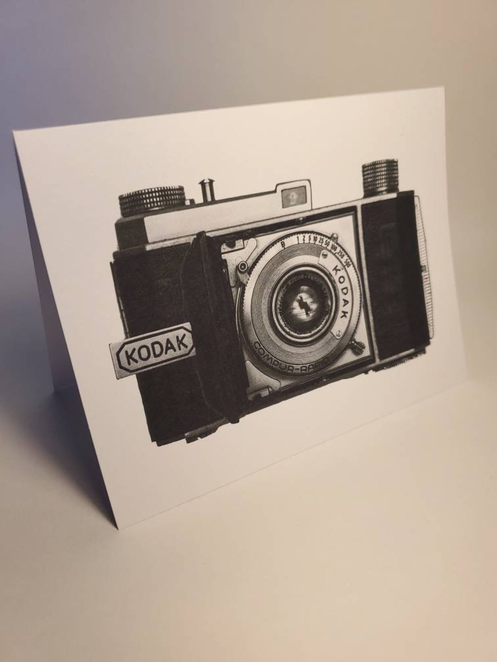 Beautiful Kodak Vintage Camera Greeting Card blank Inside Etsy