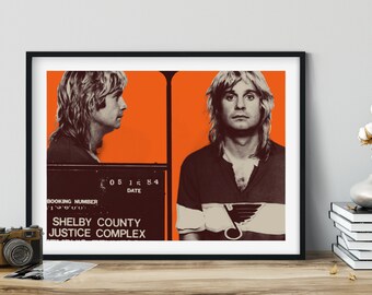 ozzy osbourne mugshot poster