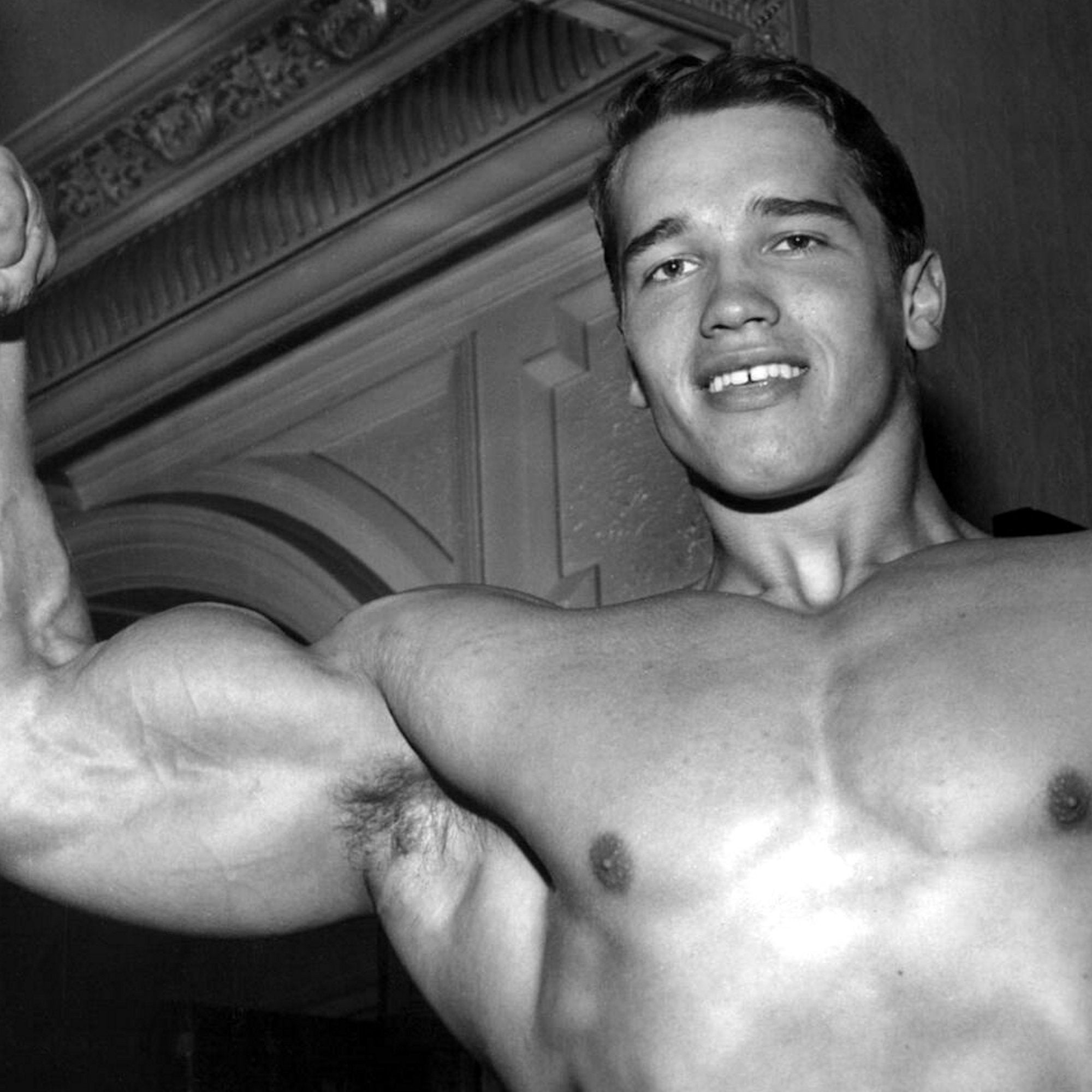 Young Arnold Schwarzenegger Canvas Art Print Giclée Photo | Etsy