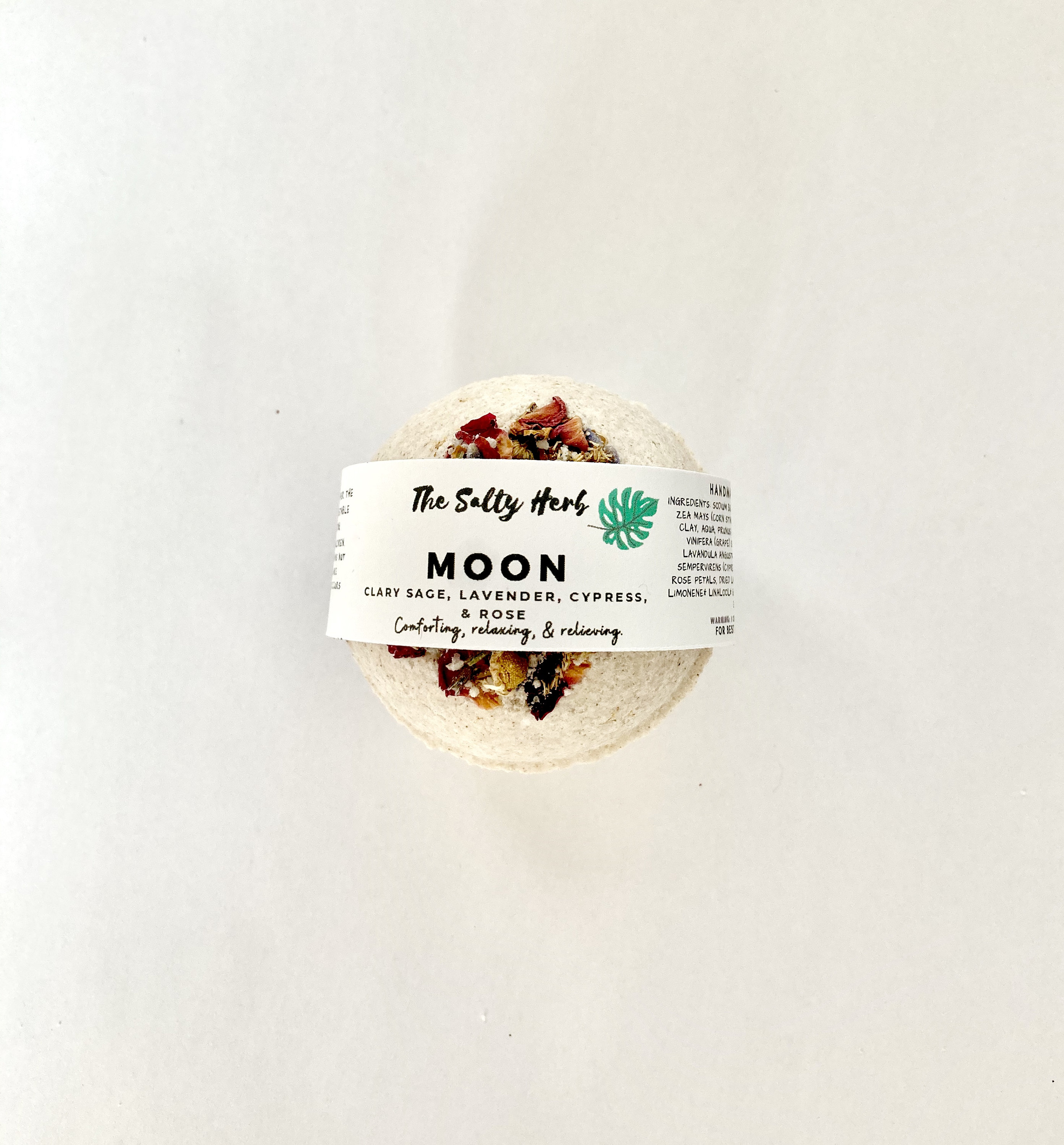 Moon Bath Bomb period bath bomb Clary Sage Lavender plastic Etsy
