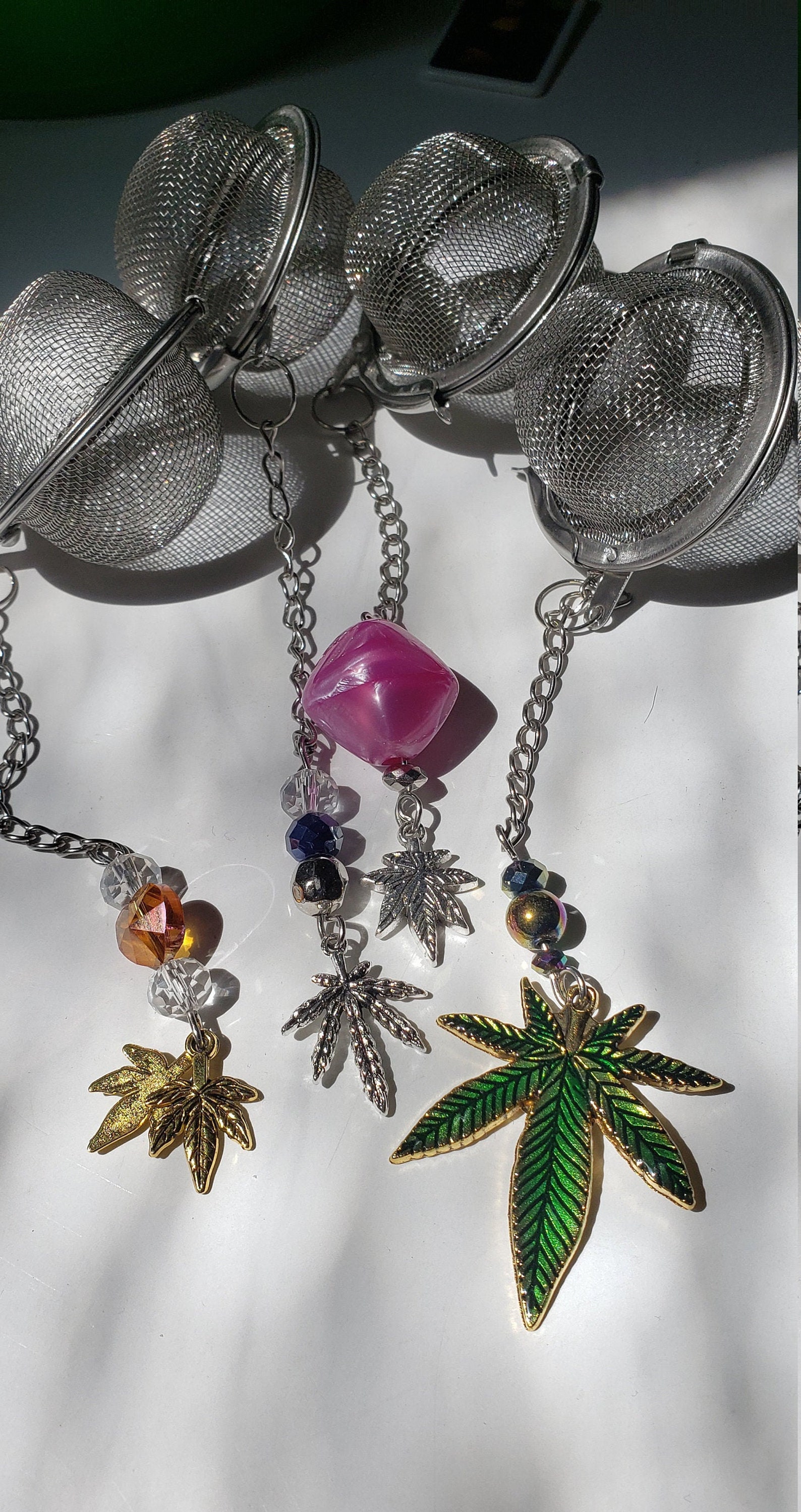 Tea Balls Crystal Charms / Tea Infuser / Tea Ball / Tea Etsy