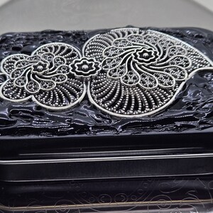 Trinket Tin | Flower of My Heart Trinket Tin |  Trinket Box | Jewelry Box