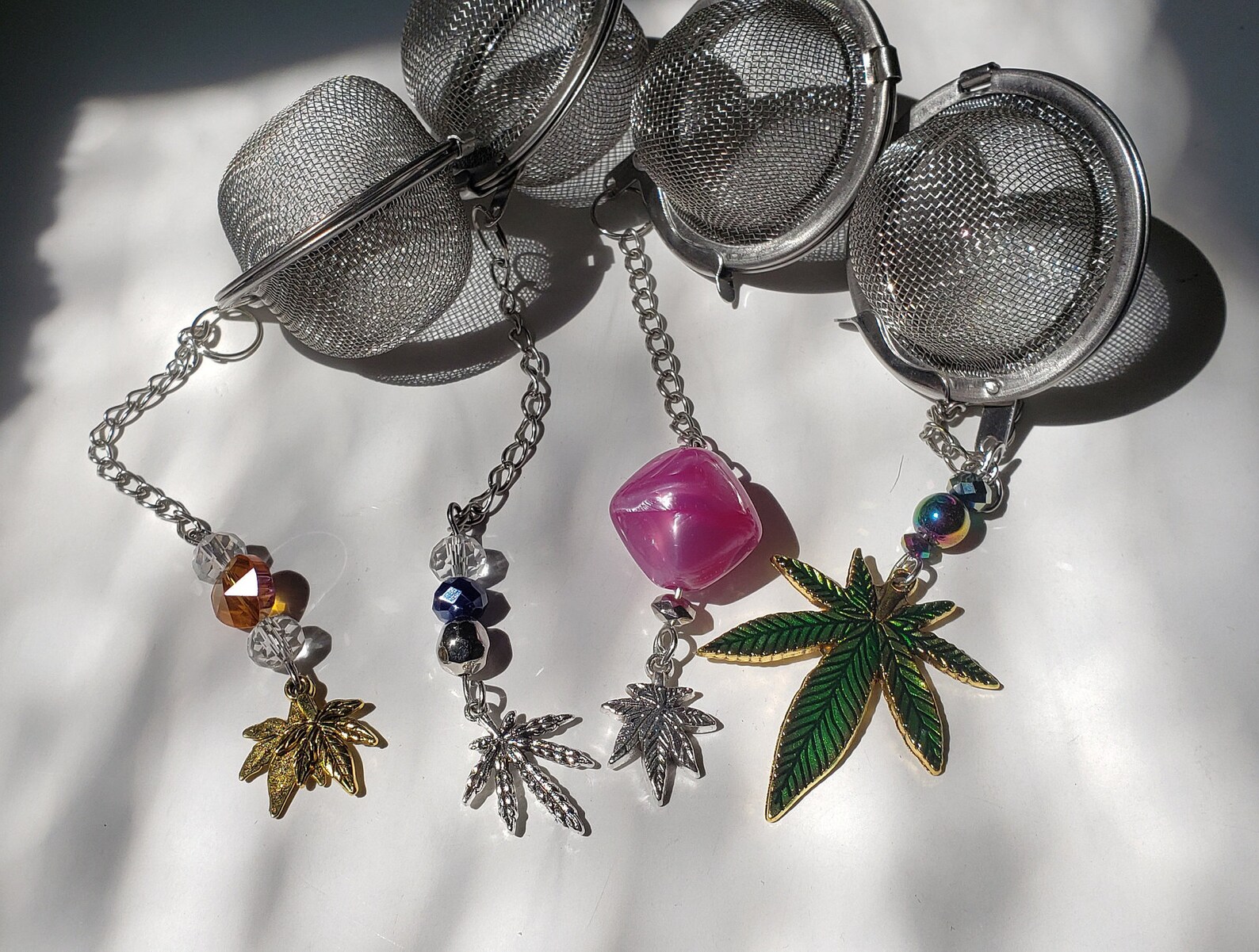 Tea Balls Crystal Charms / Tea Infuser / Tea Ball / Tea Etsy