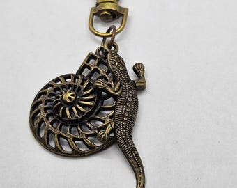 Boho Bronze Bag Charm: Geiko Love