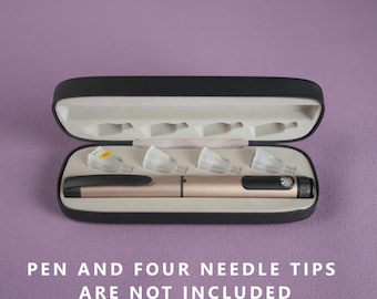 Insulin Pen Case with Needle Storage, GLP-1 Pen Cover, Diabetic Travel Case,  Pen Holder, Insulated Medication Storage, Portable Pen Sleeve