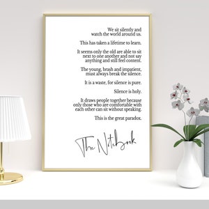 The Notebook Printable Wall Art, Minimalist Print, Digital Download, Quote, Poster, Romantic, Movie, Decor, Love, Typography, Quote, Romance