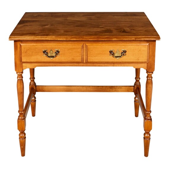 1970s Maple Wood Writing Desk Etsy