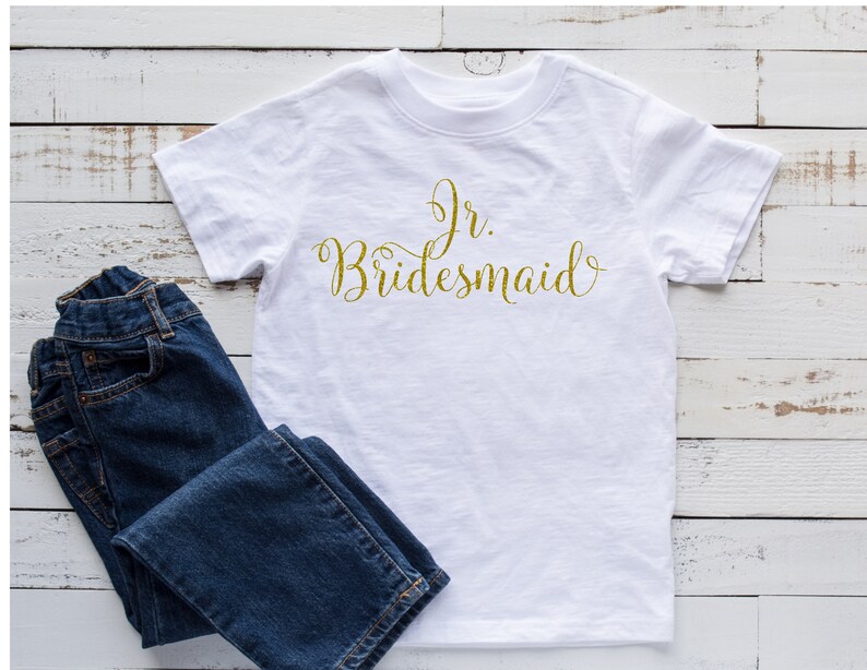 jr bridesmaid shirt