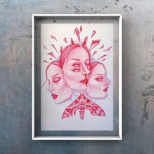 Shattered art print 11x14