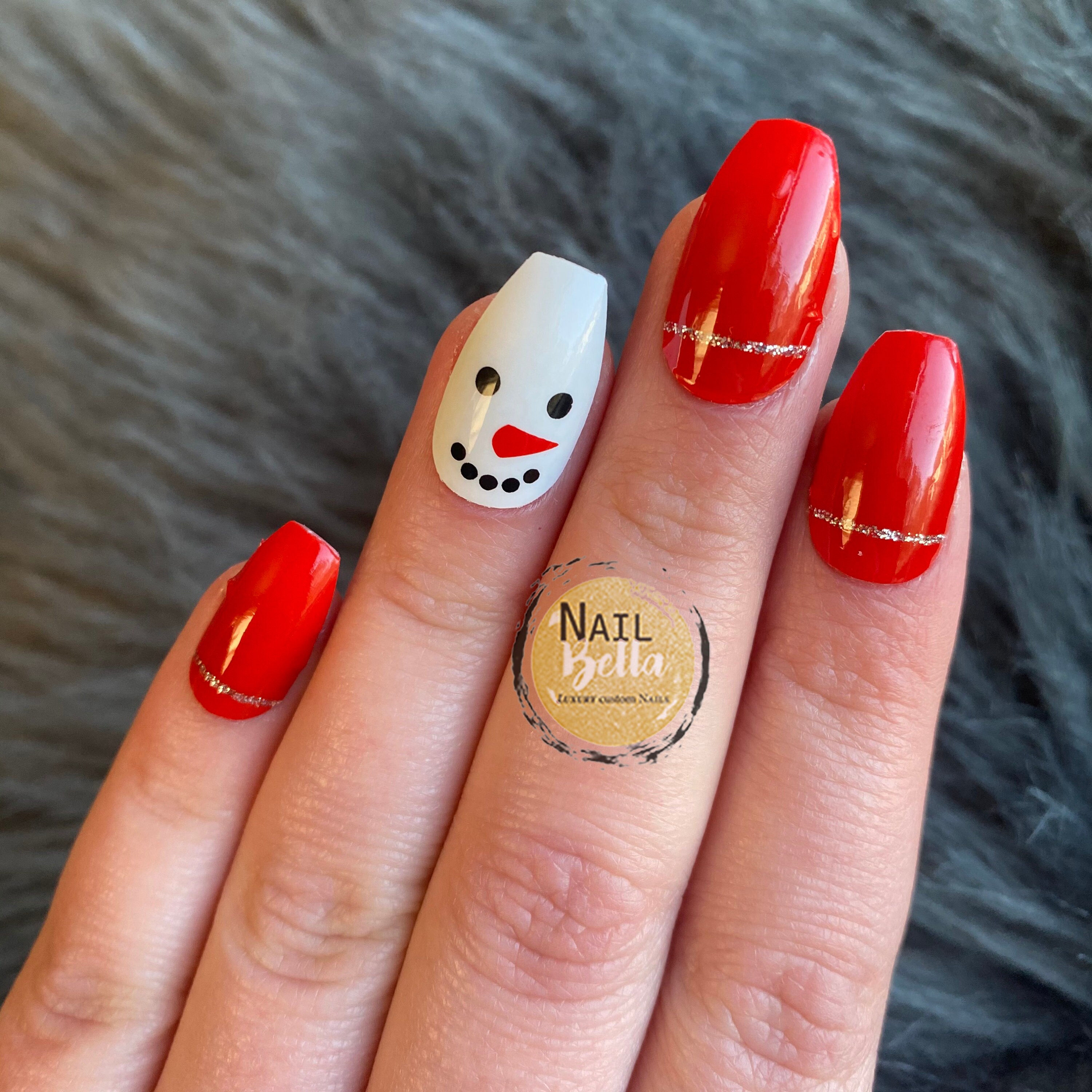 Snowman Nail Wraps / Nail Strips / Nail Art / Nail Polish - Etsy