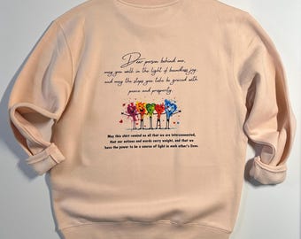 To the person standing BEHIND YOU Crew neck Sweatshirt