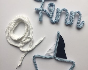 Schnur Kunst Namen Etsy