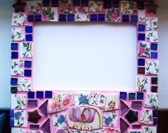 Mosaic art frame, photo frame
