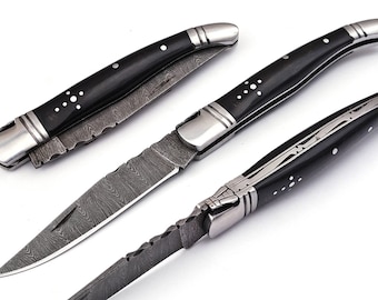 LAGUIOLE - Coltello Pieghevole Manico In Madreperla Per Uso Quotidiano - Foto 9