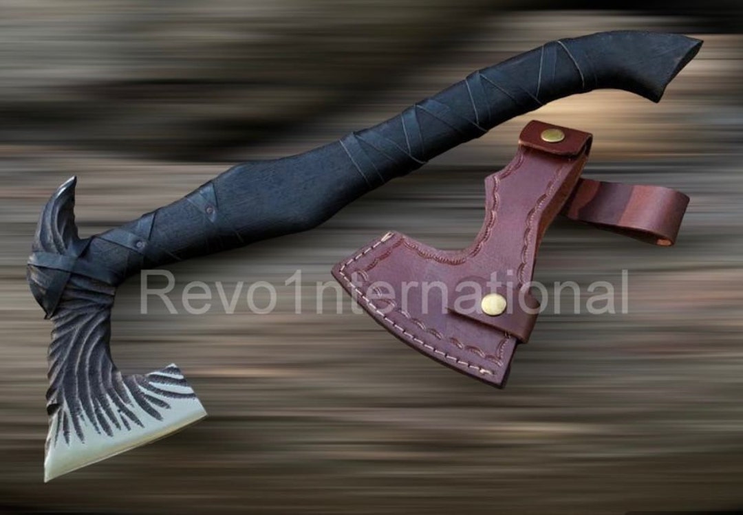 Handmade Hunting Camping Tool Axe, Hand Viking Axe, High Carbon