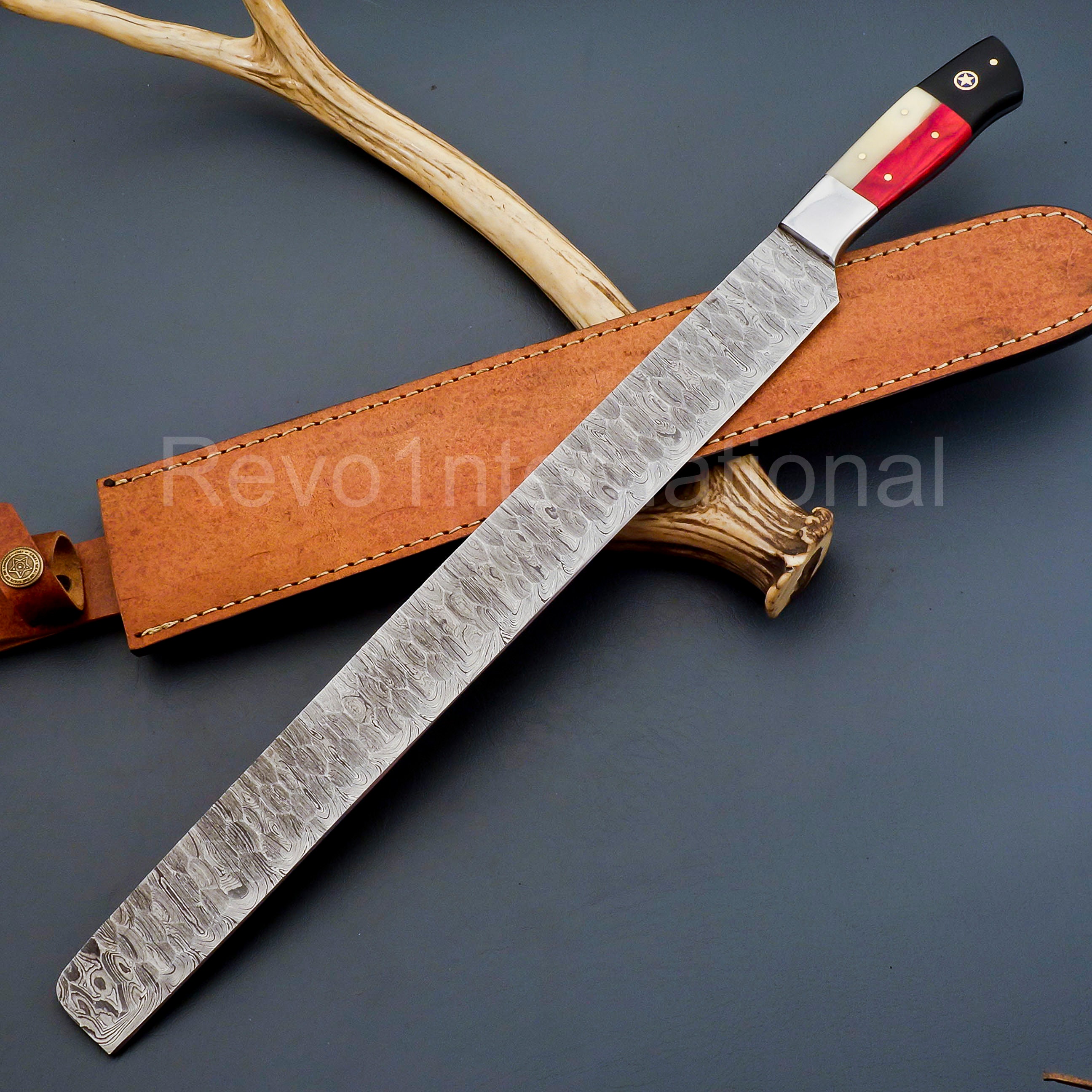 Brisket Knife Long Blade , Sharp Edge for Cutting Steaks , Ribs , BBQ