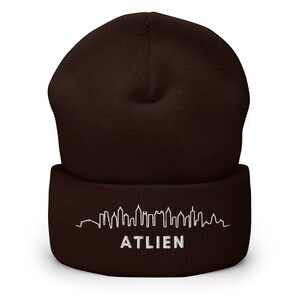 ATLIEN Cuffed Beanie | ATL Atlanta Georgia Knit Acrylic Hat