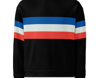 TROIS / Felpa unisex color block / Pile in poliestere riciclato