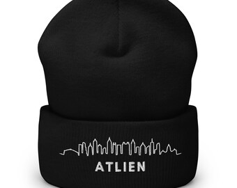 ATLIEN Cuffed Beanie | ATL Atlanta Georgia Knit Acrylic Hat