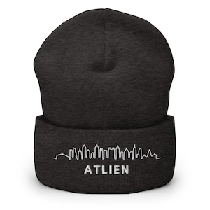 ATLIEN Cuffed Beanie | ATL Atlanta Georgia Knit Acrylic Hat