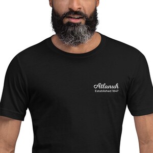 Atlanta "Atlanuh" Embroidered Tee – Georgia Apparel Souvenir image 3