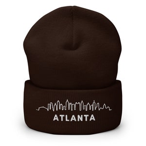 Atlanta Skyline Cuffed Beanie | ATL Atlanta Georgia Knit Hat