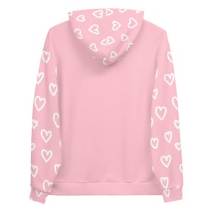 LOVED | Color Block Baby Pink Unisex Hoodie