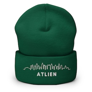 ATLIEN Cuffed Beanie | ATL Atlanta Georgia Knit Acrylic Hat