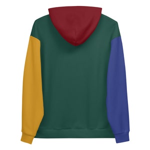 RYCH | Color Block Hoodie | Unisex Primary Color  Cut and Sew Style | Soft Brushed Fleece Inner | Trendy Streetwear