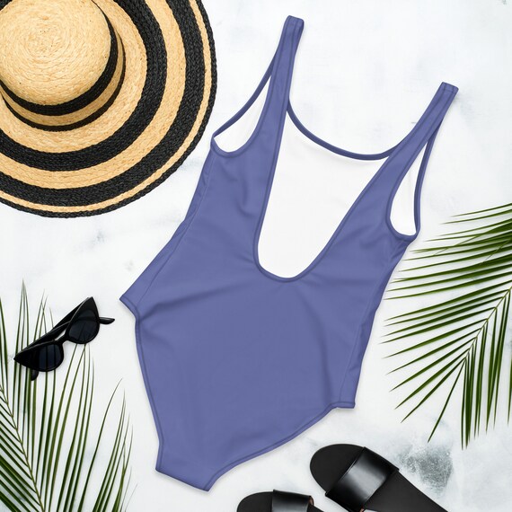 Periwinkle one piece shop bathing suit