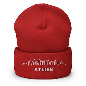 ATLIEN Cuffed Beanie | ATL Atlanta Georgia Knit Acrylic Hat