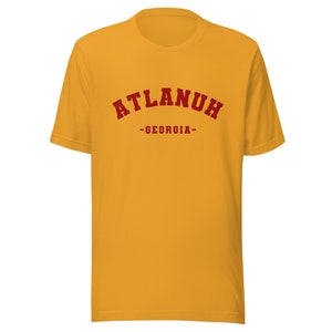Atlanuh Varsity Shirt | Atlanta Georgia | Atlanta Souvenir Tee