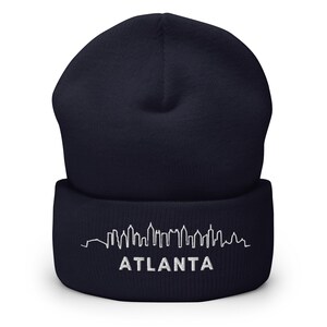 Atlanta Skyline Cuffed Beanie | ATL Atlanta Georgia Knit Hat
