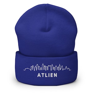 ATLIEN Cuffed Beanie | ATL Atlanta Georgia Knit Acrylic Hat