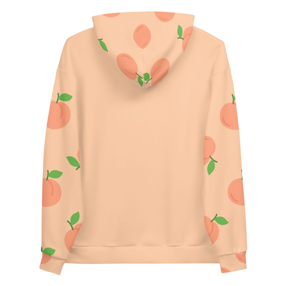 PEACHY | Color Block Peach Unisex Hoodie | Cut and Sew Style | Soft ...