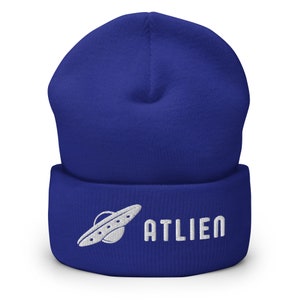 Atlien BEAMIN' Cuffed Beanie | Atlien UFO Beanie | ATL Georgia Hat