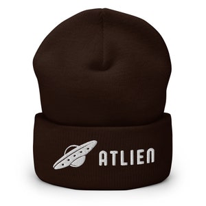 Atlien BEAMIN' Cuffed Beanie | Atlien UFO Beanie | ATL Georgia Hat