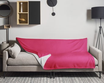 Berry Throw Blanket | Dual-Tone Polyester, Silk Touch