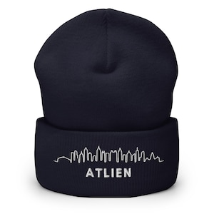ATLIEN Cuffed Beanie | ATL Atlanta Georgia Knit Acrylic Hat