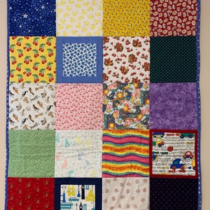 I Spy baby/toddler quilt