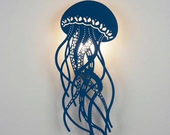 Quallen Wandlampe, Lichter für Kinder, Unter dem Meer oder Nautische Kinderzimmer Lampe Geschenk!