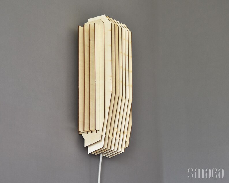 Modern Wall Lamp Perfect Housewarming Gift. Mid Century Modern Etsy