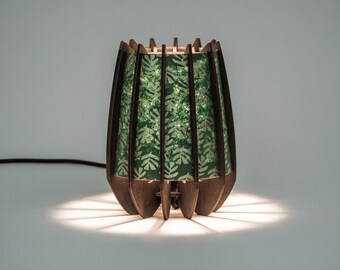 Monstera Bedside Lamp: Unique Mood Light for Tropical Bedroom or Living Room | Night light with plug.