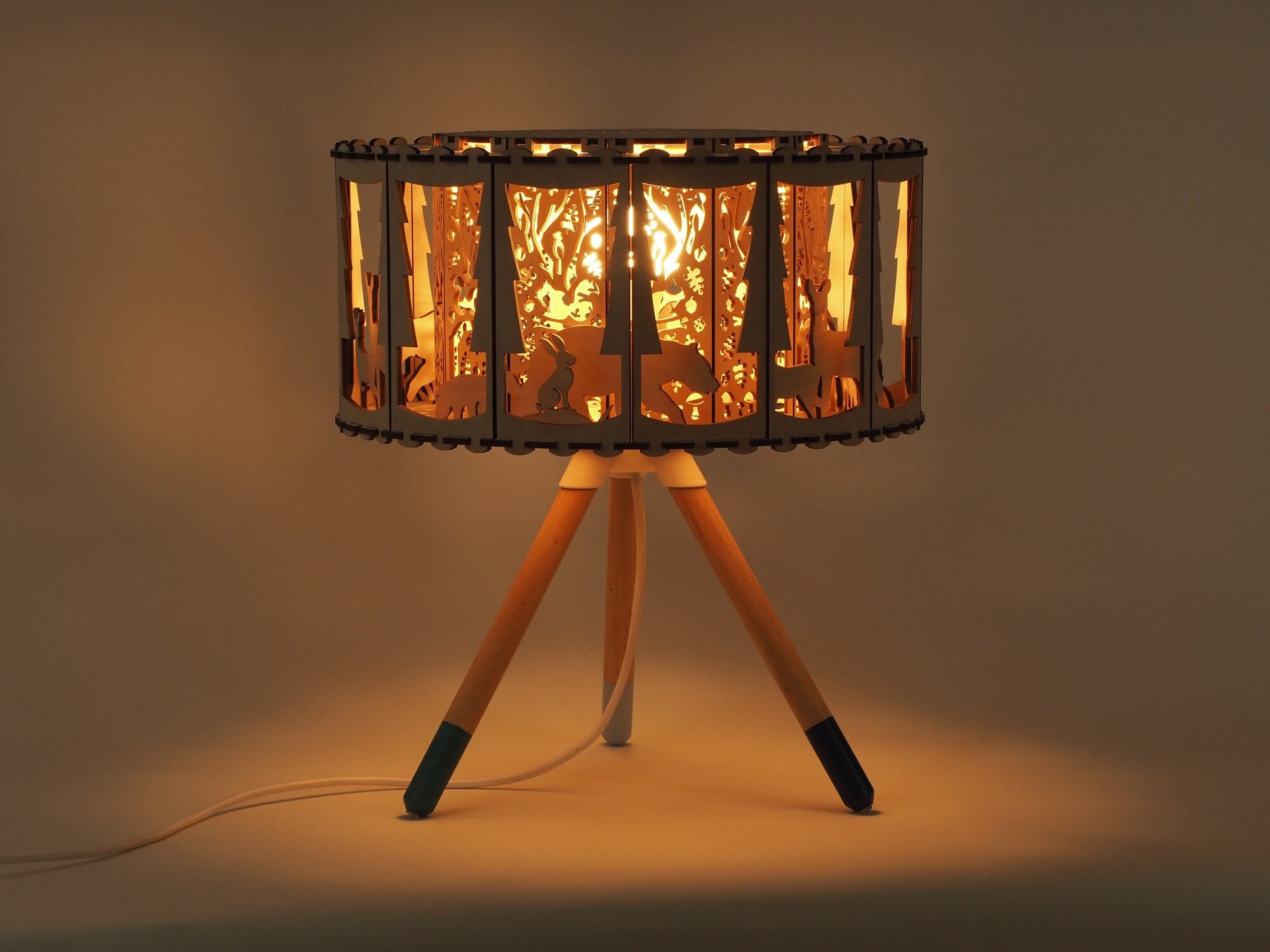Lampe sur pied American Ceramic Lampadaire Chambre nuit
