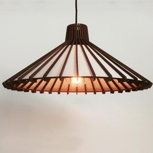 Lampadario decorativo da 50 cm / 19,5 pollici, paralume color crema in carta nepalese fatta a mano. Lampada da soffitto in stile giapponese. Attacco E26/E27.